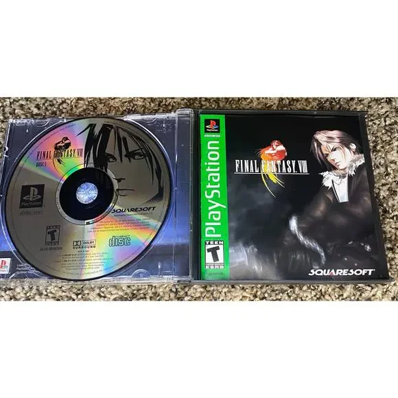 Playstation Final Fantasy VII and V - missing VI disc - READ